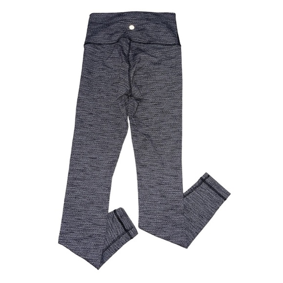 Lululemon Wunder Under Hi-Rise Tight *28" Coco Pique Black White women’s size 4 - Picture 6 of 9